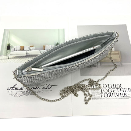 Women's Glittered Scaled Sequin Clutch - Wnkrs
