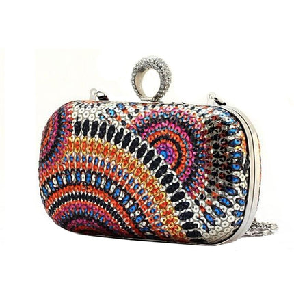Women's Boho Style Crystal Clutch - Wnkrs