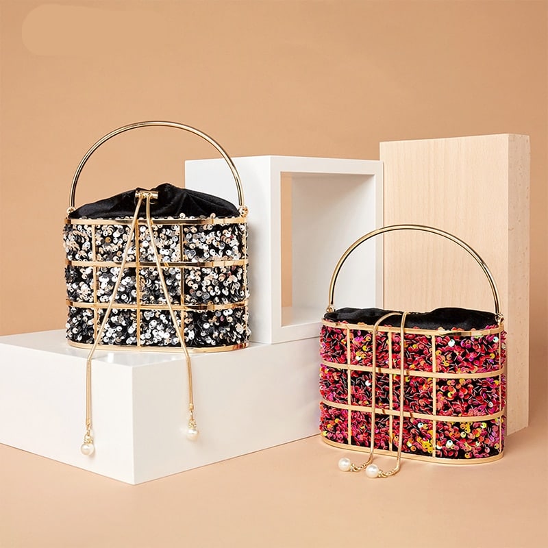 Women's Luxury Sequined Evening Bag