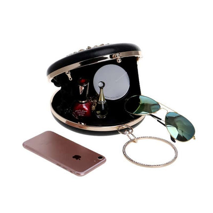 Women's Fancy Round Handbag - Wnkrs