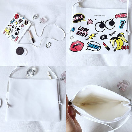 Women's Funny Cartoon Printed Clutch - Wnkrs