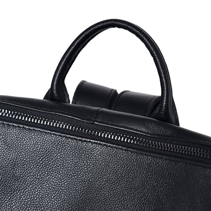 Women's Simple Leather Backpack - Wnkrs