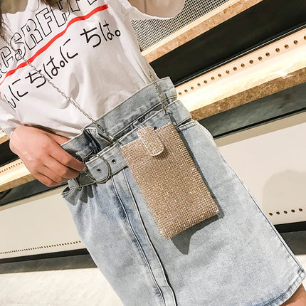 Diamond Decorated Mini Clutch - Wnkrs