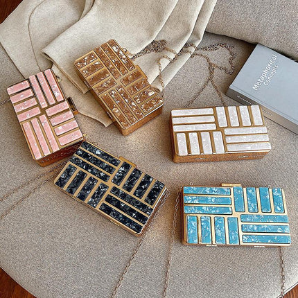 Women's Rectangular Evening Clutch - Wnkrs