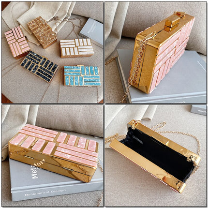 Women's Rectangular Evening Clutch - Wnkrs