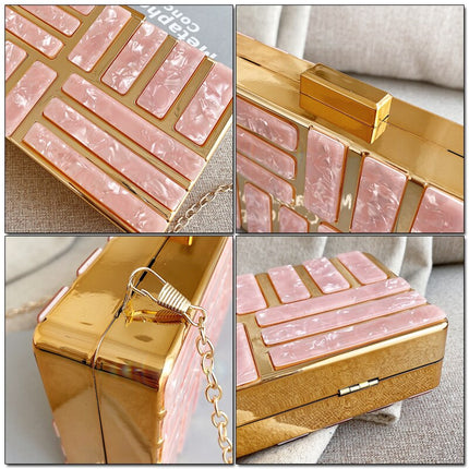 Women's Rectangular Evening Clutch - Wnkrs