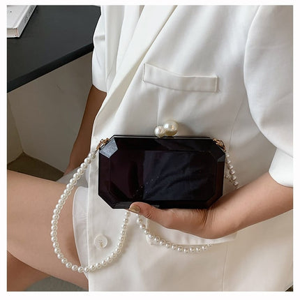 Transparent Acrylic Clutch - Wnkrs