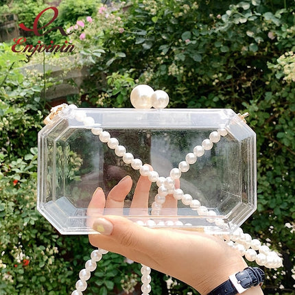 Transparent Acrylic Clutch - Wnkrs