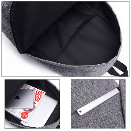 Simple Canvas School Backpacks - Wnkrs