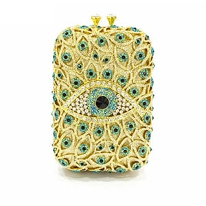 Women's Stylish Pearled Mini Evening Bag