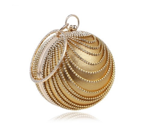 Women's Crystal Sphere Evening Bag