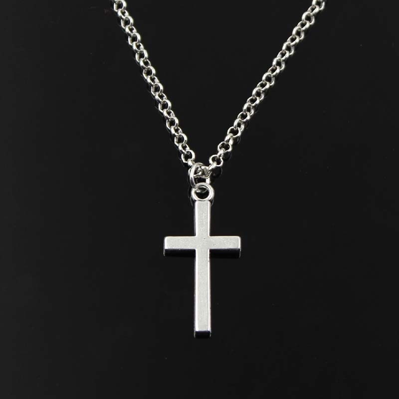 Double Sided Cross Chain Necklace