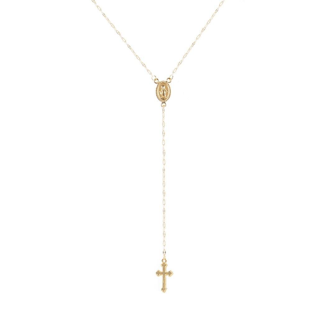 Women's Vintage Religious Pendant Necklace