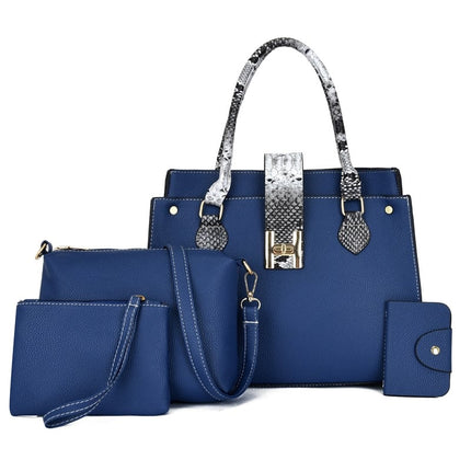 PU Leather Bag 4 pcs Set for Women - Wnkrs