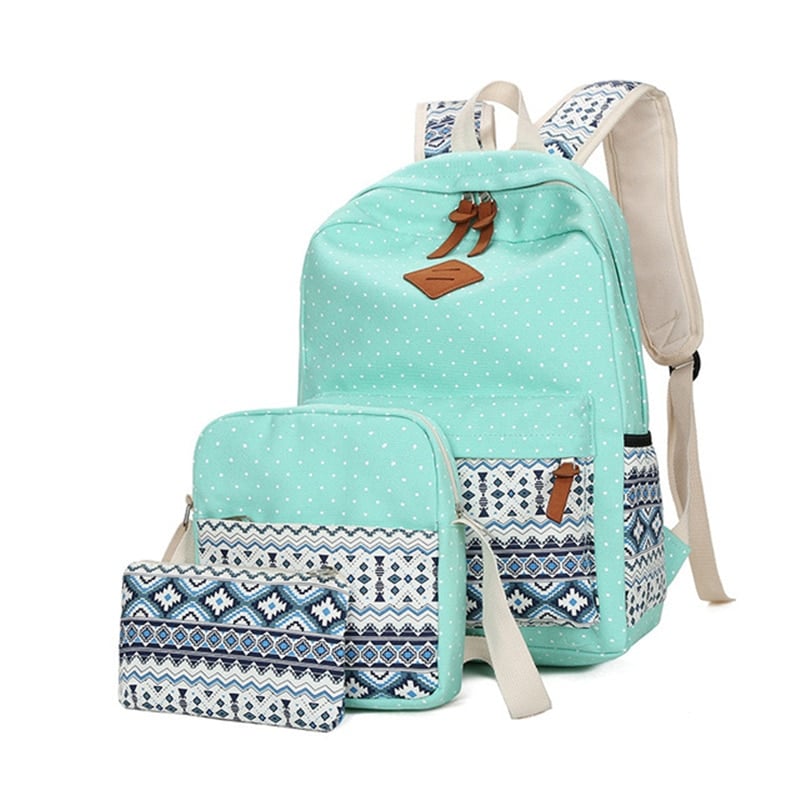Boho Printed Bags 3 pcs Set