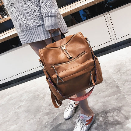Women's Anti-Theft Vintage Backpack - Wnkrs