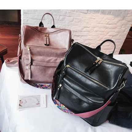 Women's Anti-Theft Vintage Backpack - Wnkrs