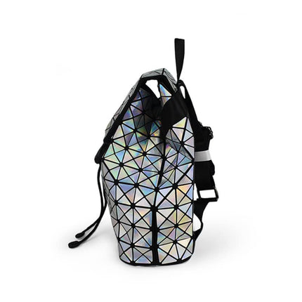 Geometric Style Holographic Mosaic Backpack - Wnkrs