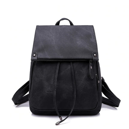 Women's Fashion Leather Backpack - Wnkrs
