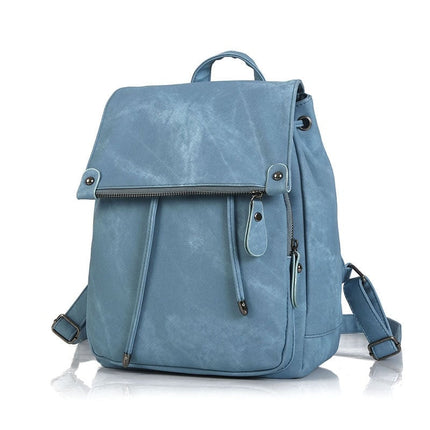 Women's Fashion Leather Backpack - Wnkrs
