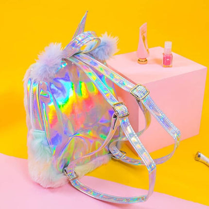 Kawaii Plush Unicorn Backpack - Wnkrs