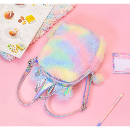 Kawaii Plush Unicorn Backpack - Wnkrs