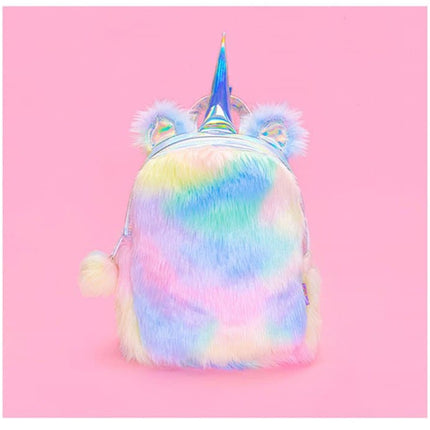 Kawaii Plush Unicorn Backpack - Wnkrs