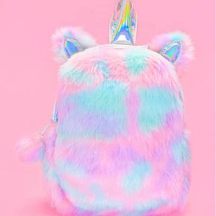 Kawaii Plush Unicorn Backpack - Wnkrs