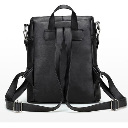 Trendy Women's Multifunctional Solid Color Backpack - Wnkrs