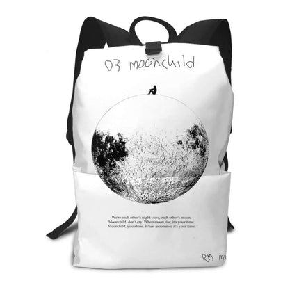 Women's Moon Printed Backpack - Wnkrs