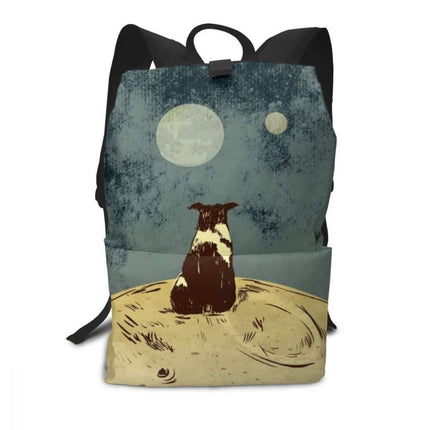 Women's Moon Printed Backpack - Wnkrs