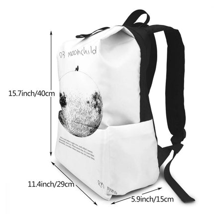 Women's Moon Printed Backpack - Wnkrs