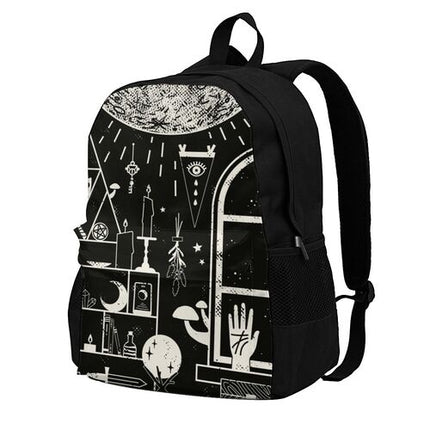 Women's Moon Printed Backpack - Wnkrs