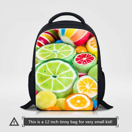 Cute Candy Themed Compact Casual Backpack - Wnkrs