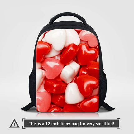 Cute Candy Themed Compact Casual Backpack - Wnkrs