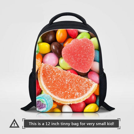 Cute Candy Themed Compact Casual Backpack - Wnkrs