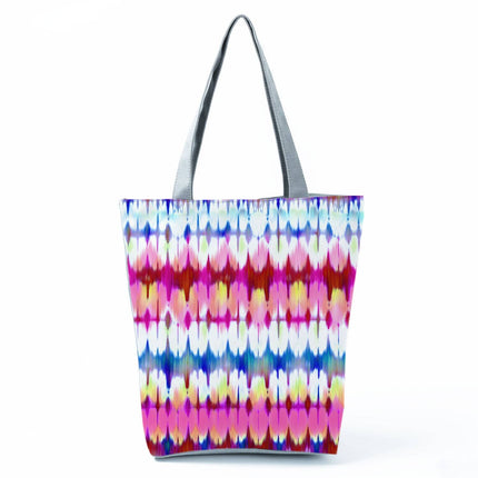 Women's Beach Printed Canvas Handbags - Wnkrs