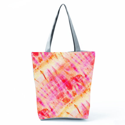 Women's Beach Printed Canvas Handbags - Wnkrs