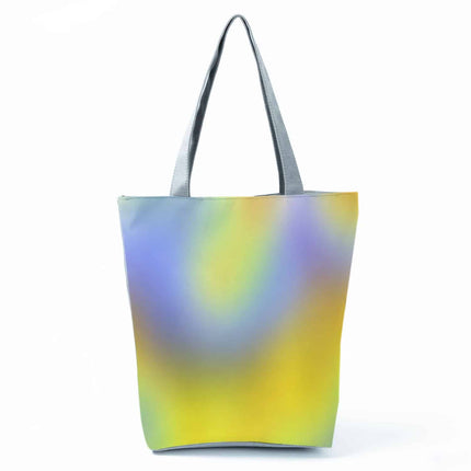 Women's Beach Printed Canvas Handbags - Wnkrs