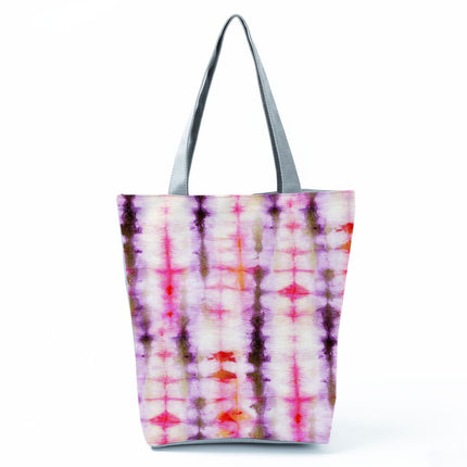Women's Beach Printed Canvas Handbags - Wnkrs