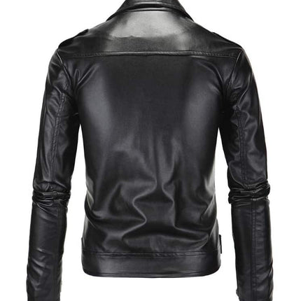 Men's Classic Style Biker Jacket - Wnkrs