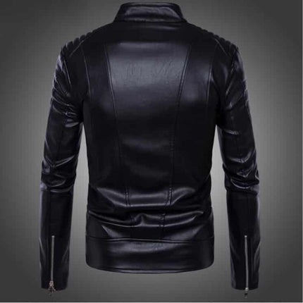 Men's British Style Quilted Biker Jacket - Wnkrs
