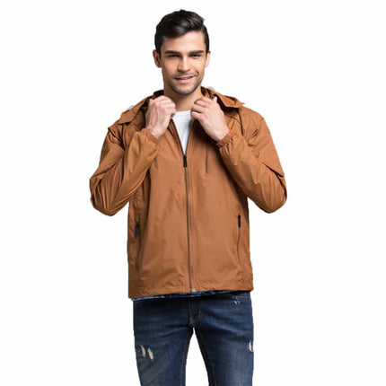 Hooded Windbreaker for Men - Wnkrs