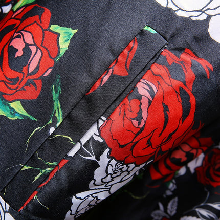 Men's Flower Patterned Jacket - Wnkrs