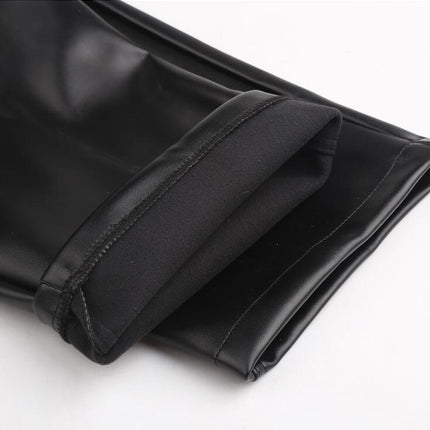 Men's Casual Leather Biker Pants - Wnkrs