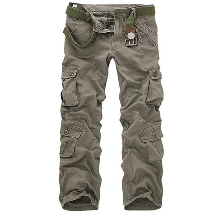 Comfortable Loose Cotton Men's Cargo Pants - Wnkrs
