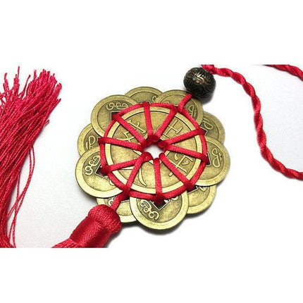 Lucky Red Chinese Knot Coins Car Decor - wnkrs