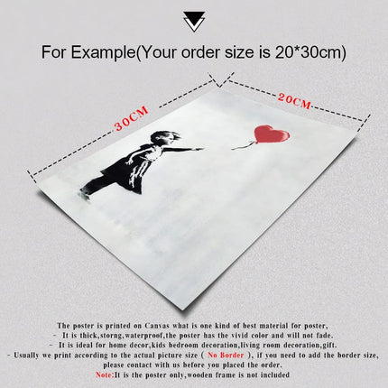 Abstract Wall Art Canvas Banksy Style - wnkrs