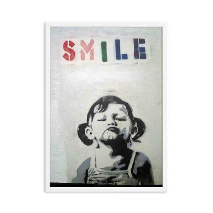 Abstract Wall Art Canvas Banksy Style - wnkrs