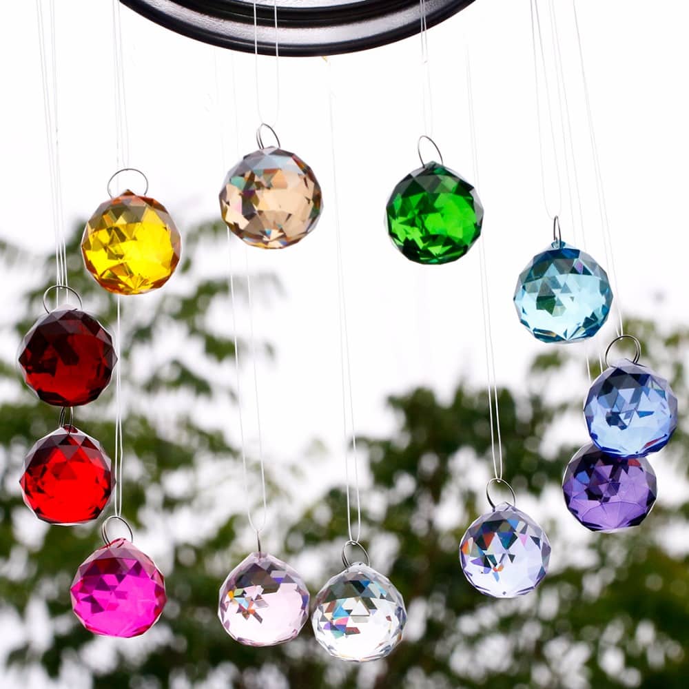 Colorful Crystal Ball Suncatcher